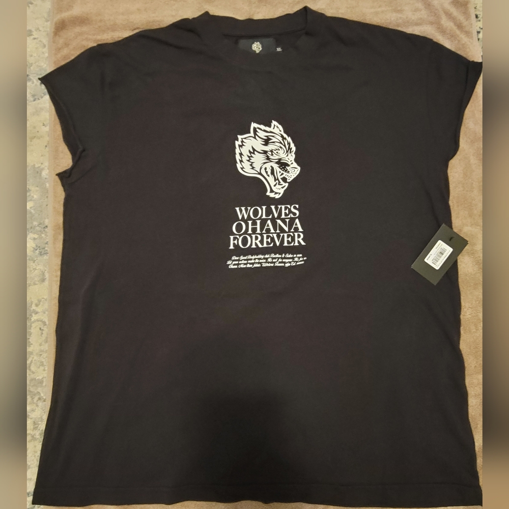 Black Wolves Ohana Forever Men's Tank Top. Xl Men.